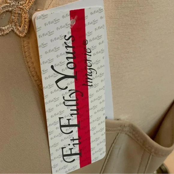 Fitfully Yours 44G Zora Moulded Bra B1212 Fawn New NWT PADDED Underwire Beige - Picture 8 of 12